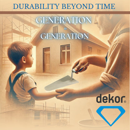 DEKOR Finishing Trowel - 22" x 3.15" - German Stainless Steel