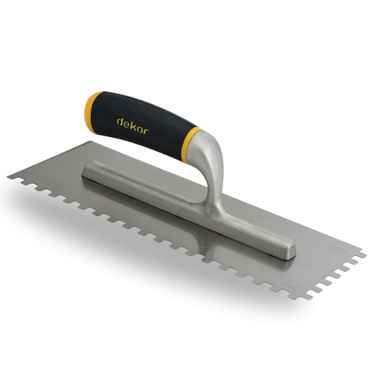 DEKOR Notched Trowel - German Stainless Steel