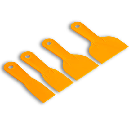 DEKOR Plastic Putty Knife Set - 4 pieces