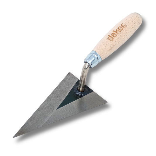 DEKOR Pointing Trowel - 5.5" - Spring Steel - Wooden Handle