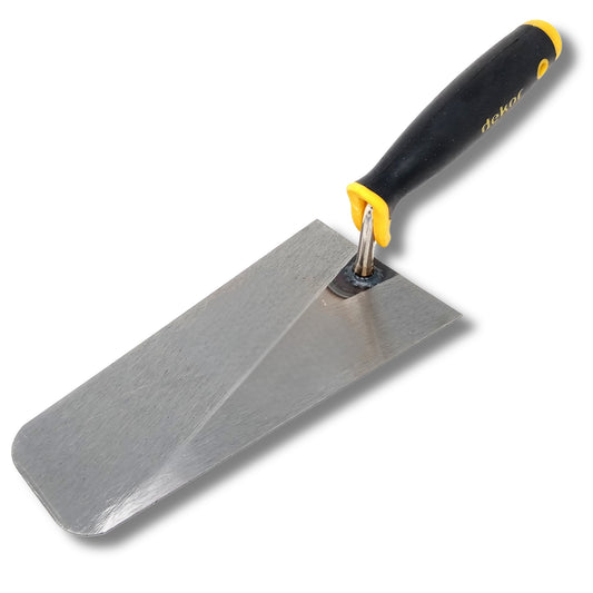 DEKOR Torino Style Plaster and Brick Trowel - 9" - Spring Steel